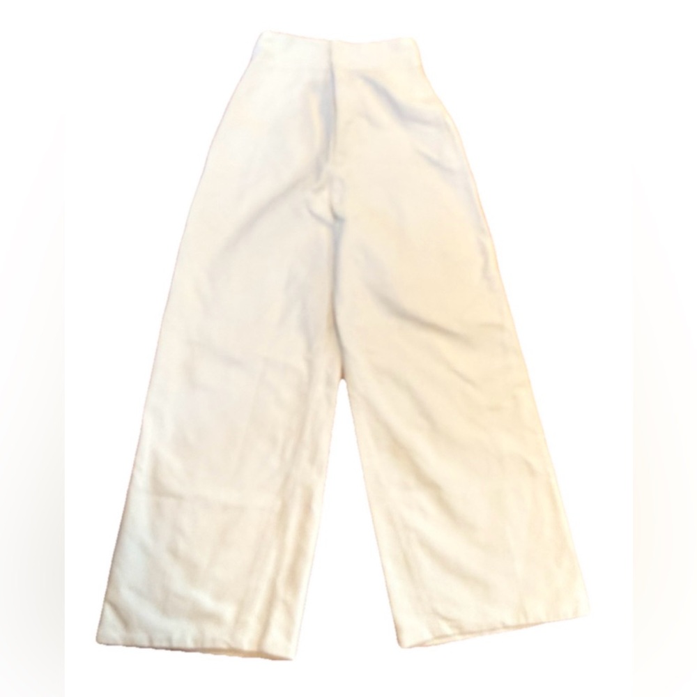Jacquemus Wide Leg Cream Pants EU 38 Les Santons de Provence